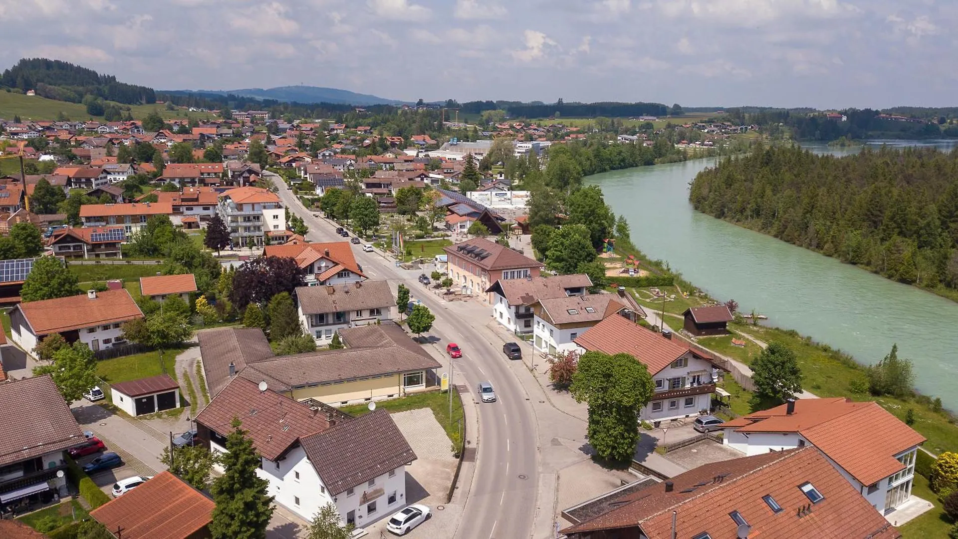 Lägenhet Moderne Helle Ferienwohnung Allgaeu Am See Munich Castle Lechbruck Tyskland